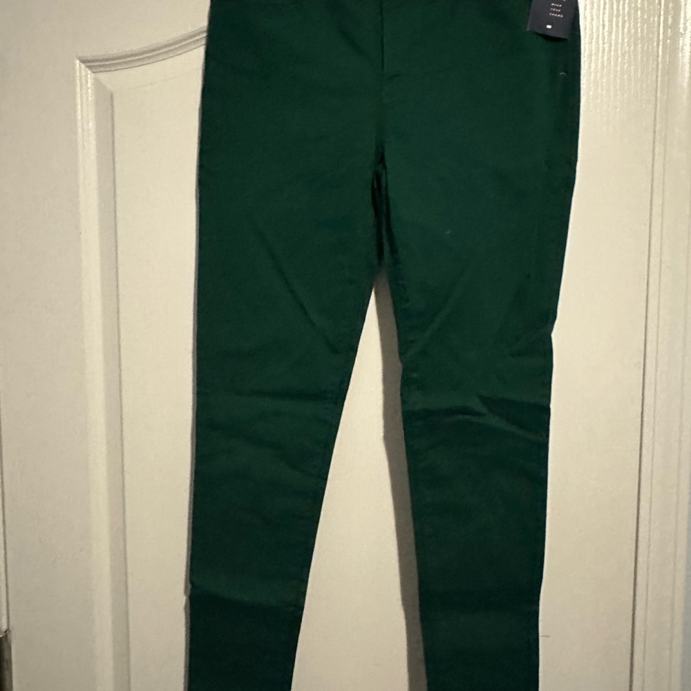 crown & ivy Green Skinny Jeans
